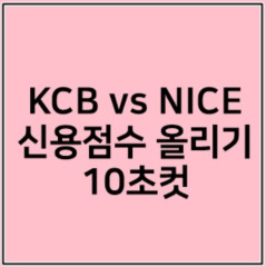 KCB 신용점수