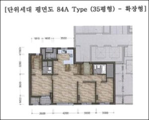 잠실 르엘 평면도 35평